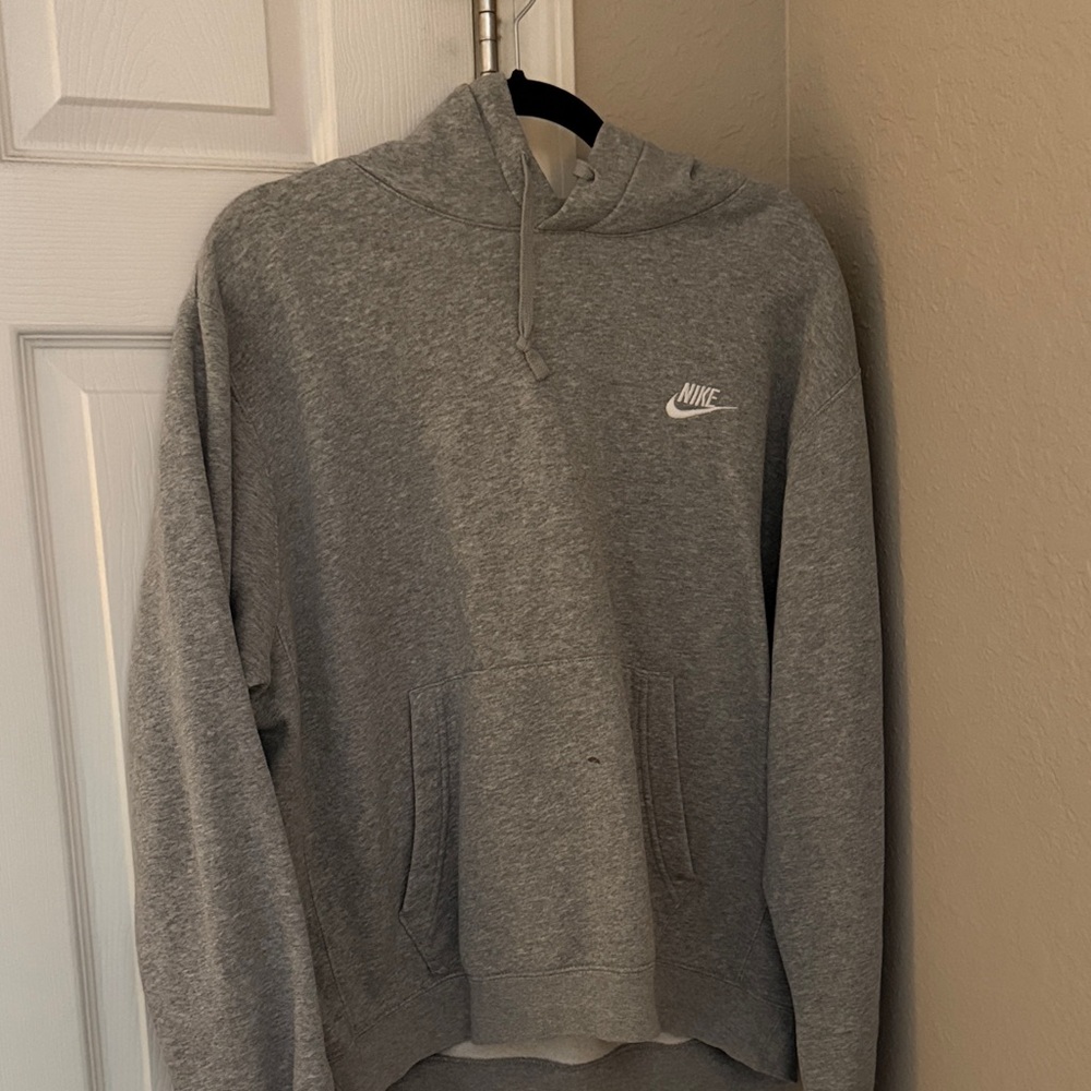 Nike Heather Gray Pullover Hoodie